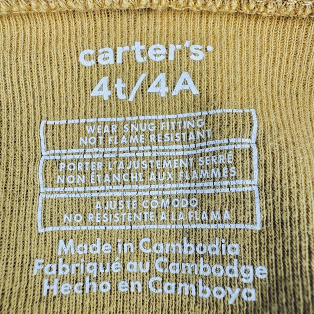 Carter’s Mustard Yellow Long Sleeve Graphic Tee - Picture 3 of 3